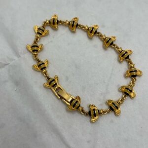 Premier Designs Gold and Black Bee Bracelet